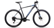 Гірський Велосипед Unibike Shadow На 29 Раму, 23 Дюйми, Чорно-Синій