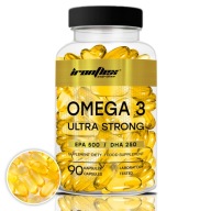Ironflex Omega 3 Strong 90 Капсул Жирні Кислоти Epa500 + Dha250 Vita E