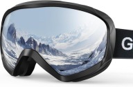 Лижні Окуляри Glarid Uv-400 Otg Anti-Fog Унісекс Чорні