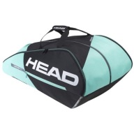 Сумка Head Tour Team 12R Rocket Bag Чорна/М'ята