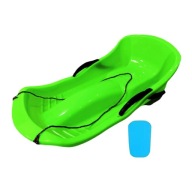 Висока Спинка Для Снігових Санок Для 2 Гонщиків З Мотузкою Classic Green