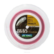 Струна Для Бадмінтону Yonex Bg 65 Titanium З Рожевою Котушкою