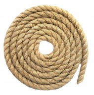 Jute Rope, Кручений Вітрильний Джутовий Канат, 24Мм, 30М