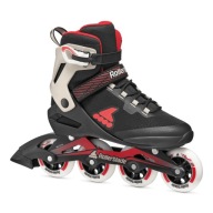 Чоловічі Роликові Ковзани Rollerblade Macroblade 84 Чорні/Пісочні/Червоні - 45.5-46