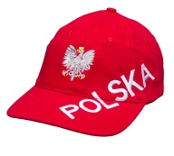 Бейсболка Poland Embroidery Red Кепка-Фан