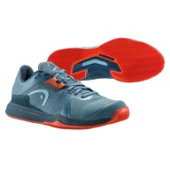 Чоловіче Тенісне Взуття Head Sprint Team 3.5 Clay Bluestone/Orange