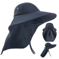 Czapka Wędkarska Unisex, Kapelusz Przeciwsłoneczną Anty-Uv Z Nakarczkiem