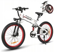 Складаний Електромобіль Samebike Lo26 Plus 1000W 45Km/H 48V15Ah 100Km