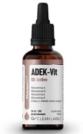 Вітаміни Adek Vit Oil Active 30 Мл Краплі Фармовіт Вітамін А, D, Е, К2