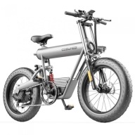 Швидкий Сірий Мопед T20+ Акумулятор 20Ah 48V 500W 45Км/Год Пробіг 50-70Км