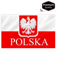 Прапор 120X75 Емблема Білий Червоний Вбільник Накладаний Олімпійський Матч