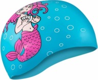 Силіконова Дитяча Шапочка Для Плавання З Русалкою Aqua Speed Kiddie Mermaid
