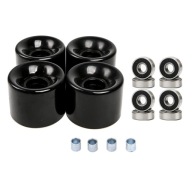 4Pcs Колеса Для Скейтборду, Вуличне Колесо Для Скейтборду З Чорним Покриттям