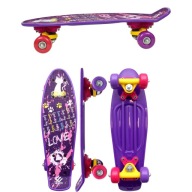 Дитячий Пластиковий Скейтборд Enero Mini Love Kitty Build Skills