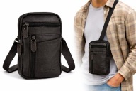 Men's Natural Leather Shoulder Bag Leather Messenger Bag