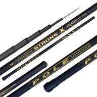 Вудка Pole Bat З Поплавцем Strong X 600, Закид 20-40 Г, 6 М, Чорна