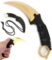 Karambit Fade Knife Golden Schedule Claw Cs:go Survival Tactical Sharp Case