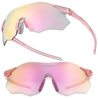 Спортивні Велосипедні Окуляри Rockbros Рожеві Photochrome Ultralight Uv400