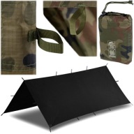 Кемпінговий Брезент Helikon Supertarp Small Black 2X2,5М