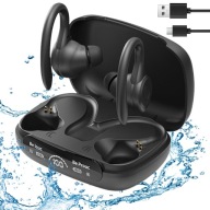 Підвісні Hifi Навушники Sportowbe Bluetooth 5.3 З Цифровим Світлодіодним Живленням