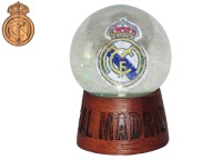 Real Madrid Скляна Снігова Куля Сніг