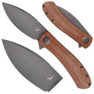 Складний Ніж Trollsky Knives Mandu, Лезо Коричневе/Сталь Micarta