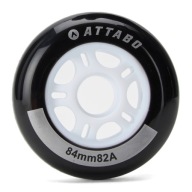 Attabo Wheels 84 Мм Колеса Для Роликових Ковзанів 4 Шт. Чорний 84 Мм