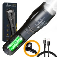 Powerful Led Tactical Survival Flashlight Battery Zoom Led Flashlight 400Lm