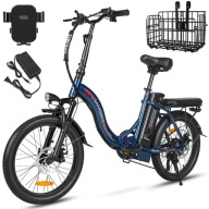 Складаний Міський Електромобіль Samebike 32 Км/Год 350 Вт 70 Км Синій Pl