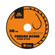 Лідер Feeder Bomb З Натискним Стопором - Гачок Без Зубців Розміром 10 / 0,20 Мм / 38 См