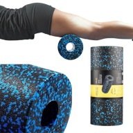 Ролер Exercise Massage Roller Pro+ 33См Синій
