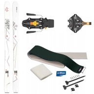 Лижний Набір Для Гірськолижного Туризму Seals Ski Bindings Ski Trab Neve White Carbon 174См