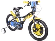Dino Bikes Дитячий Велосипед Batman 16 Дюймів Для Хлопчика, Чорний