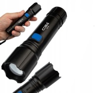 Потужний Ліхтарик Туристичний Coba Xhp50 Tactical Military 18650 Led