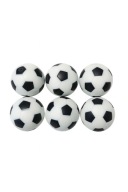 Набір М'ячів Foster Football Balls Чорно-Білі М'ячі 32Мм 6 Шт.
