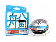 Японська Коса Ygk Veragass Pex4 Multicolor #0.6 (12Lb) 200M - 0.128 Mm