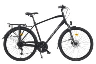 Чоловічий Трекінговий Велосипед Lazaro Legion V2 Shimano Hydraulics Чорний 21