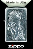 Запальничка Zippo Zodiac Leo Лев 2006497 Вітрозахисний Бензин
