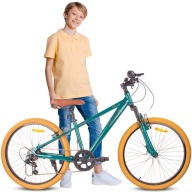 Молодіжний Мтб Велосипед 24 Дюйма Для Хлопчика, 7 Амортизаторів Shimano, Причастя