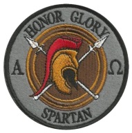 Знак На Липучці «Почесна Слава. Спартанська Нашивка».