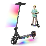 Електросамокат Дитячий Складний Lcd Light 14 Км/Год 130W Чорний