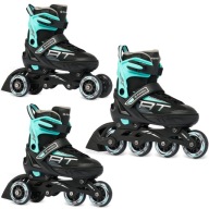 Роликові Ковзани 3В1 Регульовані Raven Profession Black/Mint 35-39