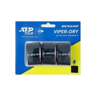 Зовнішні Обгортки Dunlop Viper-Dry Overgrip Чорні 3 Шт