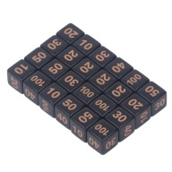 24 Шт D6 Polyhedral Dice 14 Мм Акрилові Водонепроникні Збалансовані 2I
