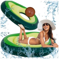 Надувний Матрас Для Плавання Avocado With Seed Ball Large Pontoo 150Cm Xl