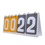 Портативна Велика Настільна Гра З 4 Цифрами Flip Score Board Yellow Grey
