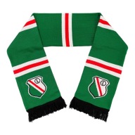 Шарф Legia Warszawa 21-Герб-Смугастий-Зелений