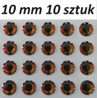 3D Очі 10 Мм Realistic Red 10 Шт