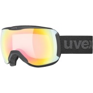 Лижні Окуляри Uvex Downhill 2100 V Black Matt Mirror Rainbow