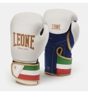 Боксерські Рукавички Leone 1947 Italy'47 100% Шкіра - Білі 12 Унцій